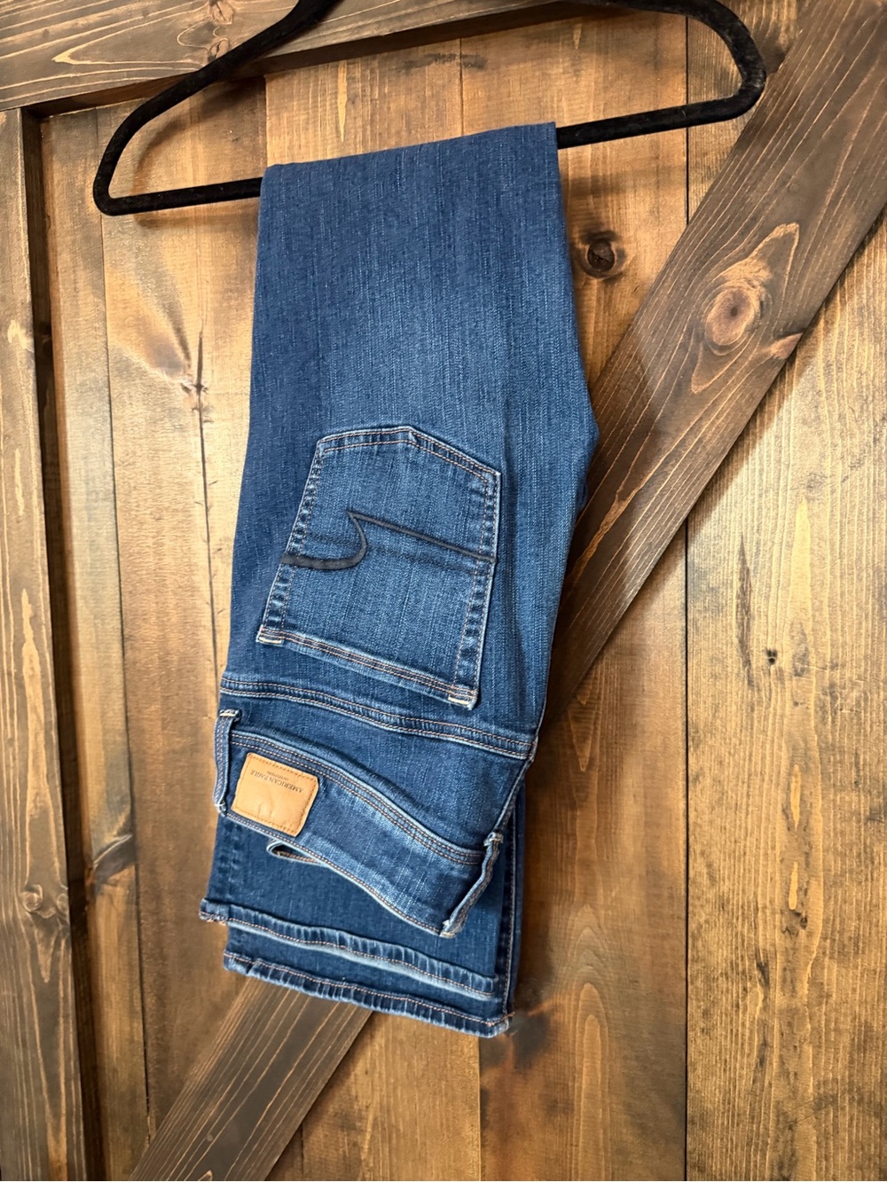 American Eagle Outfitters Men's Slim Straight Blue Jeans